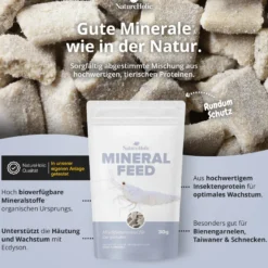 NatureHolic Garnelen Häutungs Booster Mineralien Bundle, Mineralcubes, Mineralfeed & Mineralpudding