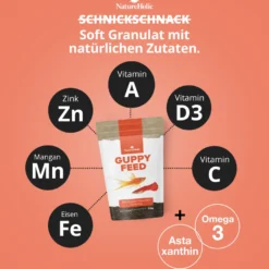 NatureHolic Guppyfeed, Futter für Guppy, 30 g
