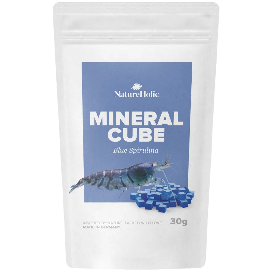 NatureHolic MineralCube Blue Spirulina, Mineralfutter, 30 g
