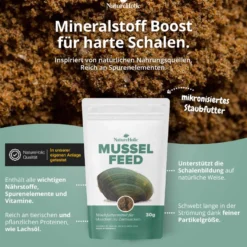 NatureHolic Musselfeed, Muschelfutter, 30 g