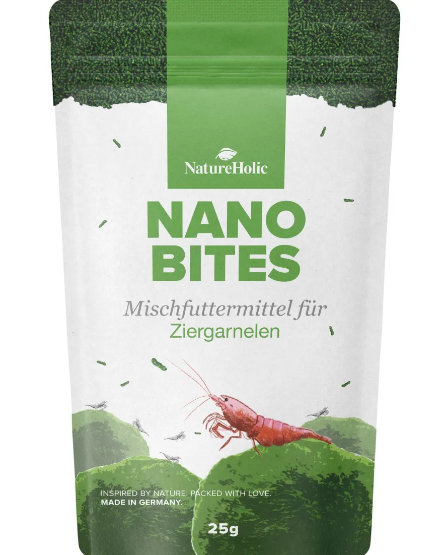 NatureHolic Nano Bites, Futter für Wirbellose, 25 g