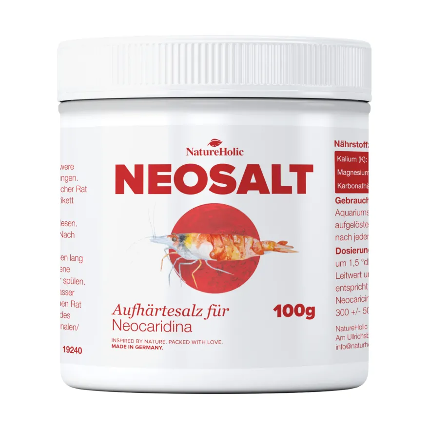 NatureHolic NEOSALT Neocaridina, Aufhärtesalz, 100 g
