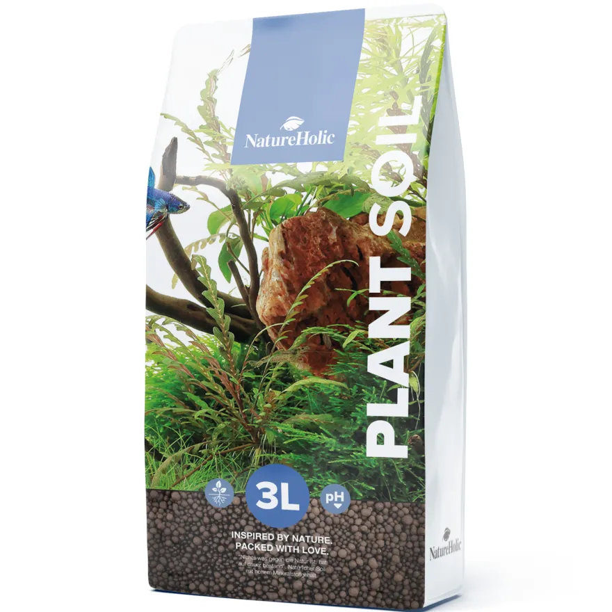 NatureHolic Plant Soil, Vorgedüngter Bodengrund, 3 Liter