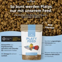 NatureHolic PlatyFeed, Fischfutter, 30 g