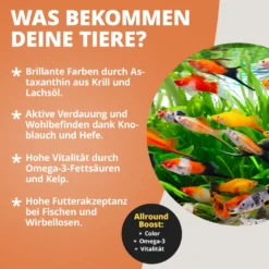 NatureHolic Pure Flakes Krill, Zierfischfutter, 30 g