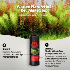 NatureHolic Red Algae Stop, Rotalgen Entferner, 250 ml