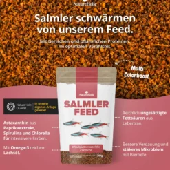 NatureHolic SalmlerFeed, Hauptfutter-Granulat, 30g