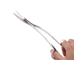 NatureHolic Scaping Scissors wave silver, geschwungene Pflanzenschere, 25 cm