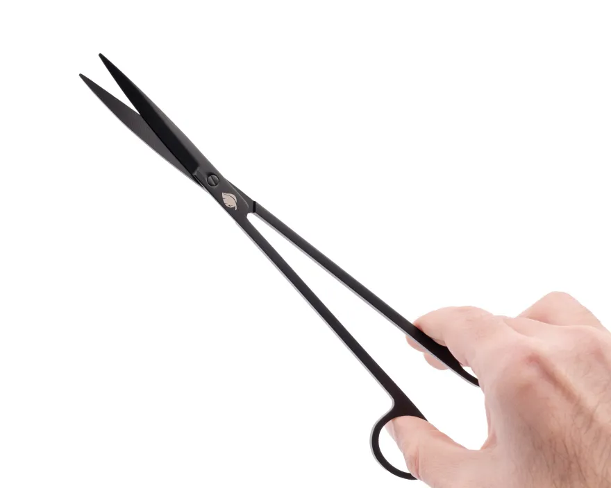 NatureHolic Scaping Scissors straight black, gerade Pflanzenschere, 25 cm
