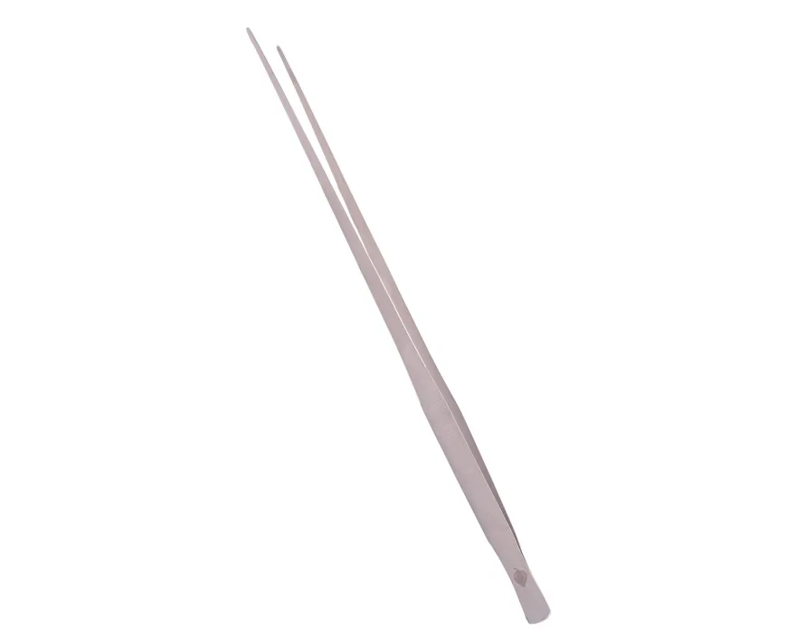 NatureHolic Scaping Tweezers straight silver, gerade Pflanzenpinzette, 48 cm