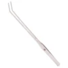 NatureHolic Scaping Tweezers curved silver, gebogene Pflanzenpinzette, 27 cm
