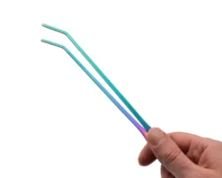 NatureHolic Scaping Tweezers curved color, gebogene Pflanzenpinzette, 27 cm