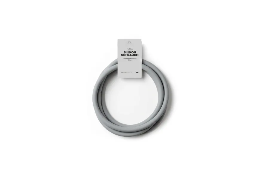 NatureHolic Silikon Aquarium Schlauch – Matt Grau – 16/22 mm – 3 m