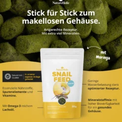 NatureHolic Snailfeed Sticks, Schnecken Futtersticks, 30 g