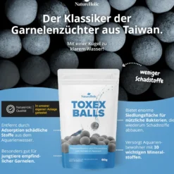 NatureHolic ToxEx Balls, Wasseraufbereiter, 60 g