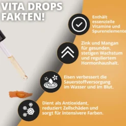 NatureHolic Vita Drops Fish, Fischfutter Zusatz für mehr Vitalität, 30 ml