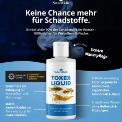 NatureHolic Wasseraufbereiter Set, giftfreies Aquarium, 2-1 Lösung für kristallklares Wasser
