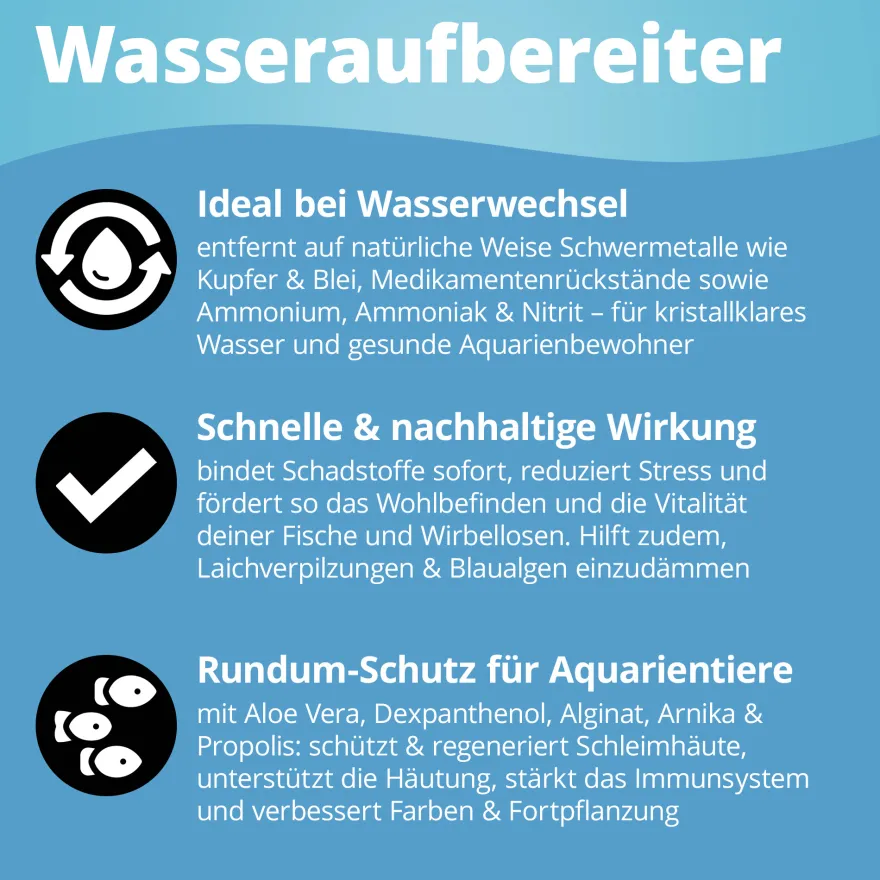 NatureHolic WaterSafe – 2-Komponenten Wasseraufbereiter-Set, 2 x 125 ml