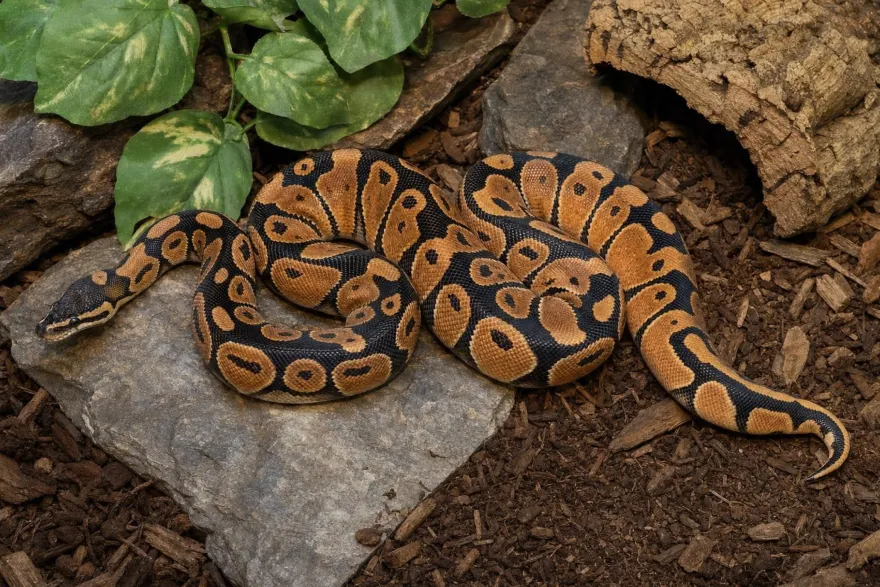 Orange-Dream-Königspython, Python regius