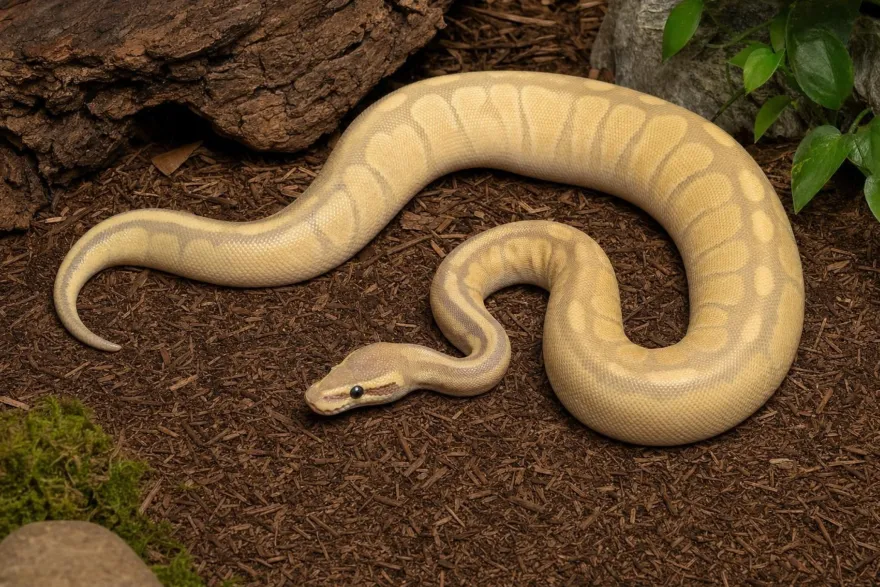 Pastell-Ivory-Königspython, Python regius
