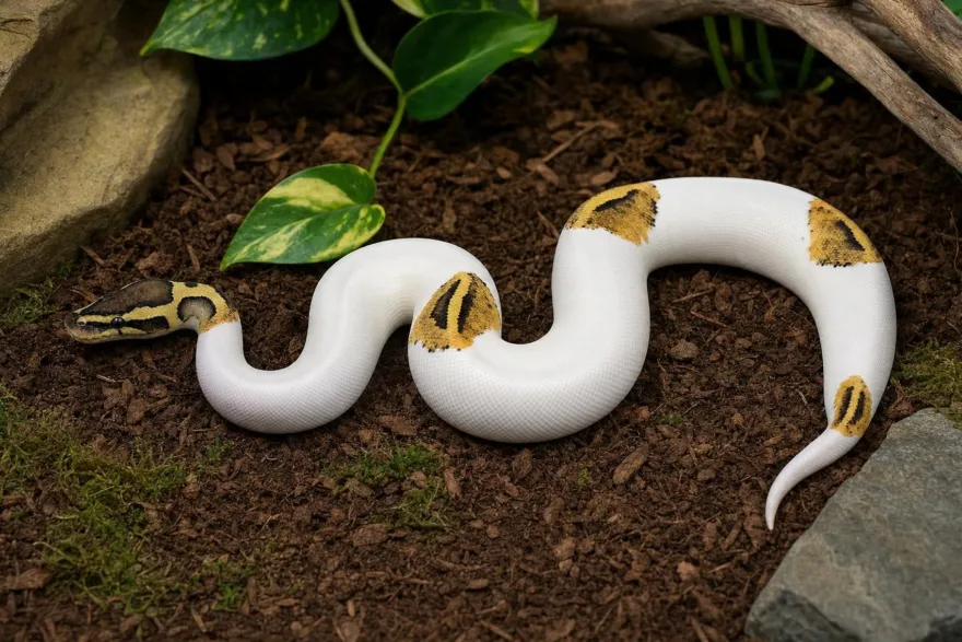 Pastel-Piebald-Königspython, Python regius