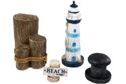 Penn-Plax Deko Kit Meer, Aquarium-Deko, 4er-Set