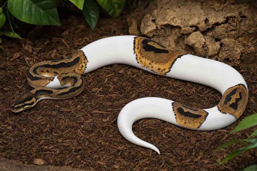 Pied-Königspython, Python regius