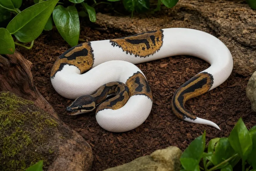 Pied-Königspython, Python regius