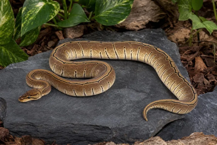 Pinstripe-Königspython, Python regius