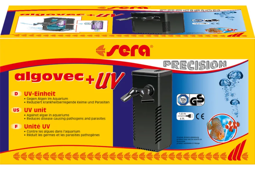 Sera Algovec UV Klärer, für Aquarium, 5 W