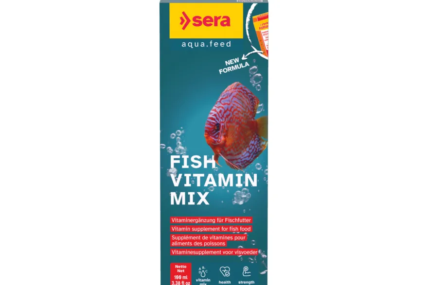 Sera Fish Vitamin Mix (ehemals Fishtamin), Ergänzungs-Vitaminpräparat, 15 ml