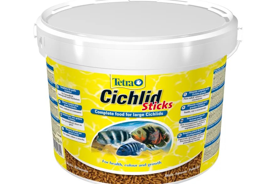 Tetra Cichlid Sticks, Hauptfutter-Sticks, 10 Liter