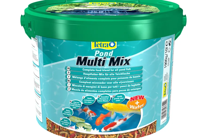 Tetra Pond Multi Mix, Hauptfutter-Mix, 10 Liter