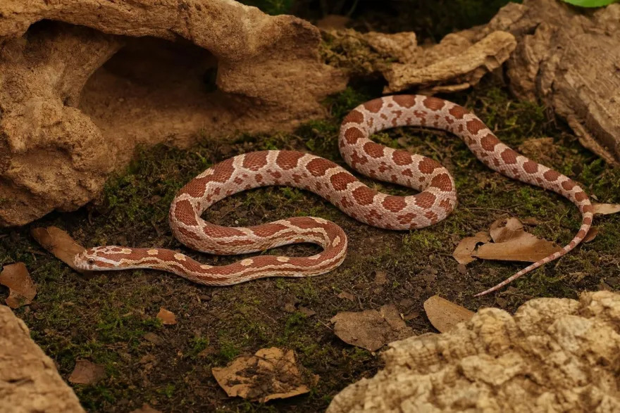 Ultramel-Motley-Kornnatter, Pantherophis guttatus