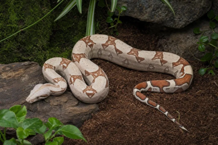 VPI-Albino-Abgottschlange, Boa constrictor