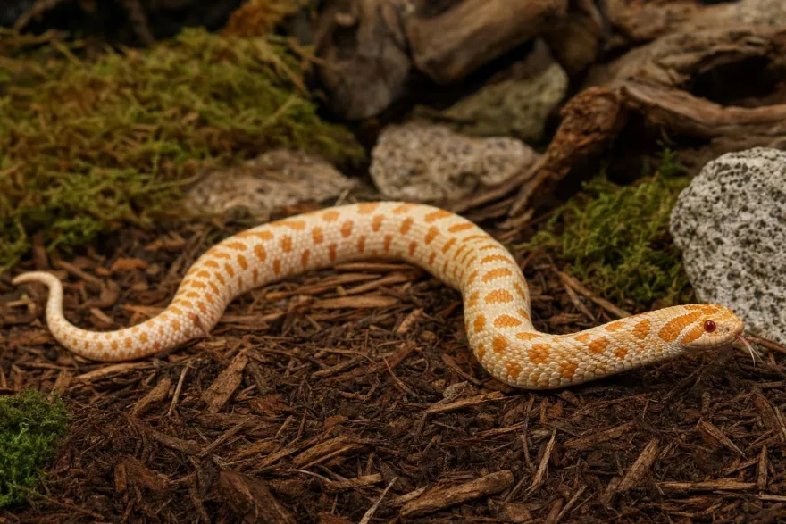 Westliche Hakennasennatter „Albino“, Heterodon nasicus