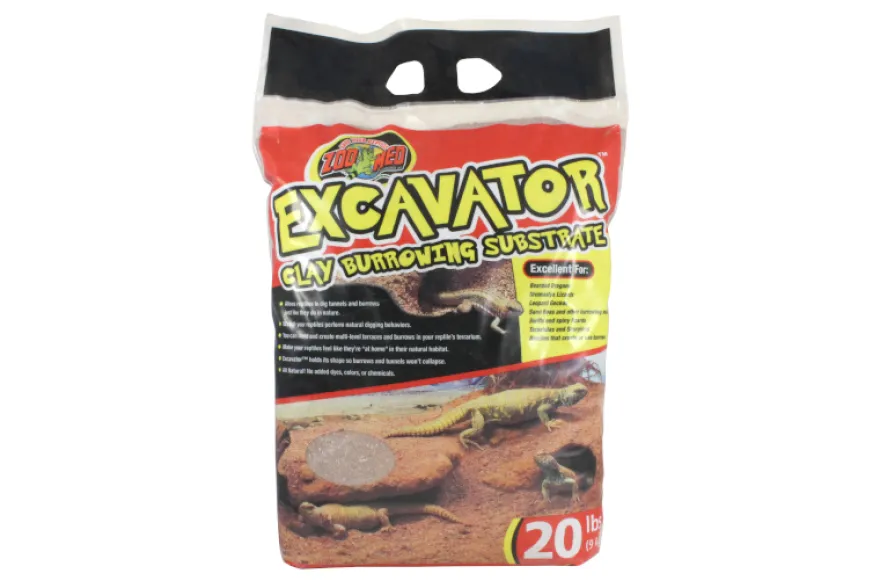 Zoomed Excavator Clay Burrowing Substrate, Lehmboden, 9 kg