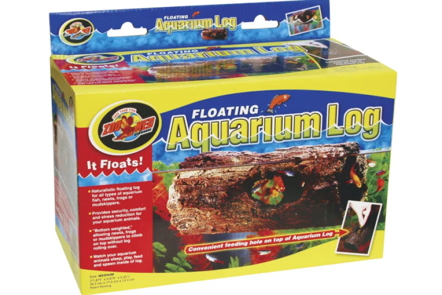 Zoomed Floating Aquarium Log (Medium), schwimmende Höhle