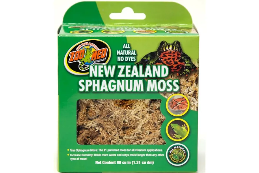 Zoomed New Zealand Sphagnum Moss, Moos, 2,8 L